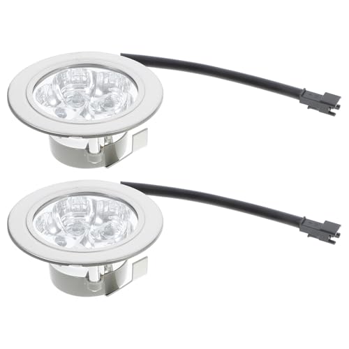 HONMEET Ampoule LED pour Hotte Aspirante, Pack de 2 Ampoules Rechargeables, Éclairage pour Plan de Travail et Réchaud, Usage Cuisine