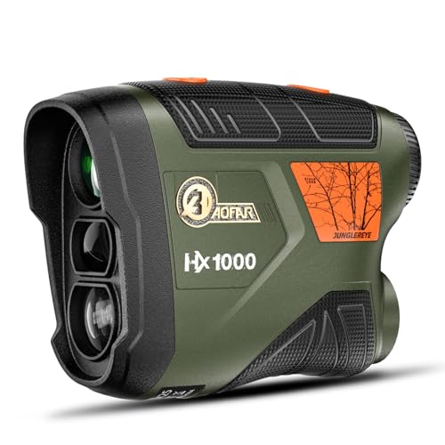 AOFAR HX1000 Range Finder for Hunting Archery, 1000 Yards with Angle and Horizontal Distance, Shooting Rangefinder for Rifle. Range, Scan, Speed Mode for Hunter. Waterproof