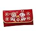 SM SunniMix Chinese New Year Red Envelope Envelope PU Leather Present Greeting Card Envelope Hong Bao Red Packet for Festival Celebration, Good Luck