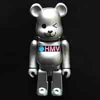 ★極上シルバー★『HMV』ベアブリック1st☆キューブリック☆ソフビ☆bape Amazon | 極上シルバーH M Vベアブリ1st☆キューブリック