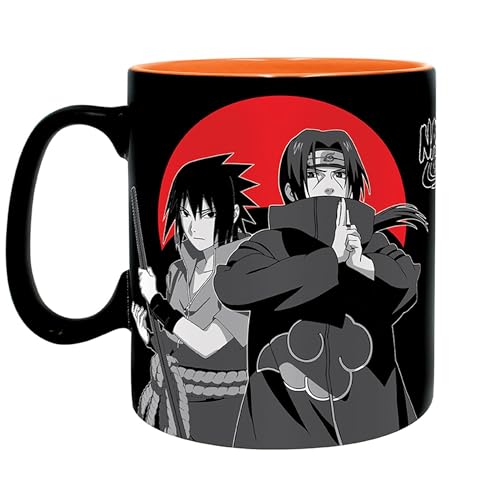 NARUTO SHIPPUDEN - Mug - 460 ml - Group black & white - cardboard