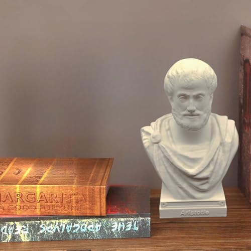Busto Estatua Histórica Aristóteles 6"Hx4"Wx3"D miniatura 5