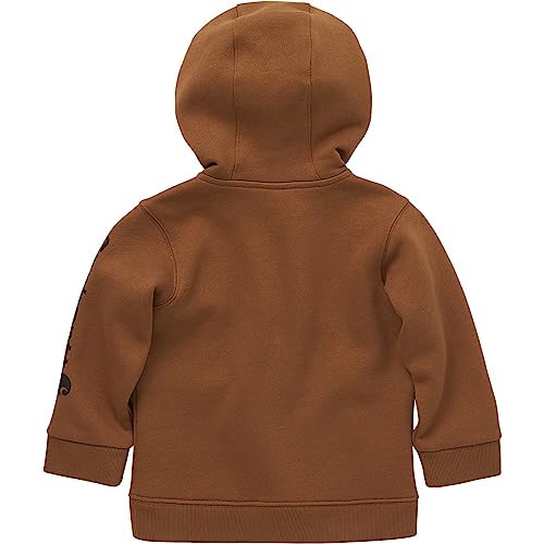 Carhartt CA6273 Boys' Long-Sleeve Half-Zip Hooded Sweatshirt thumb #1