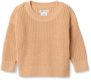 Amazon Essentials x Sofia Grainge Baby - Jungen Relaxed-Fit Strickpullover aus Baumwolle