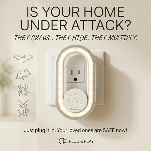 Image of AUR-A28, Ultrasonic Pest Control Repeller - Electronic & Ultrasound, Indoor Plug-in Repellent - Get rid of - Rodents, Mice, Squirrels 6 Pack