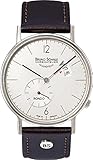 BRUNO SÖHNLE UHRENATELIER GLASHÜTTE/SA Herren Analog Quarz Uhr mit Echtes Leder Armband 17-13053-261