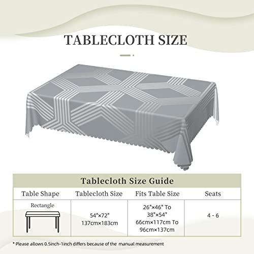 Nappe géométrique rectangulaire lavable pour repas sans taches BONDIJ - 7