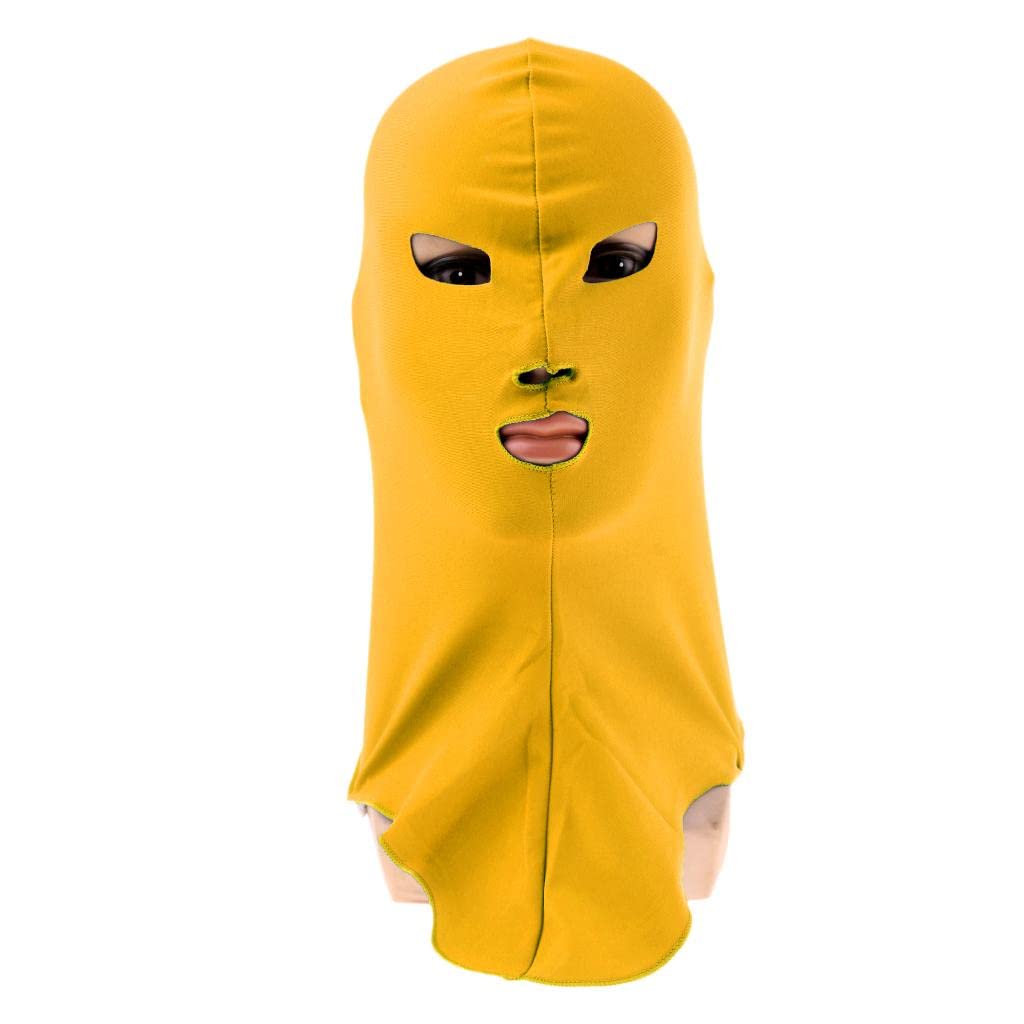 UJEAVETTE® Swimming Cap Full Face Uv Sun Protection Diving Mask Head Neck Cover Yellow (B0BM46MJHR) Amazon Price History, Amazon Price Tracker