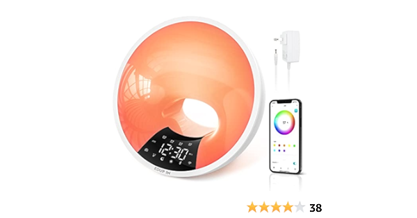 Amazon.com: EDUP IN Sunrise Alarm Clock Wake Up Light Smart ...