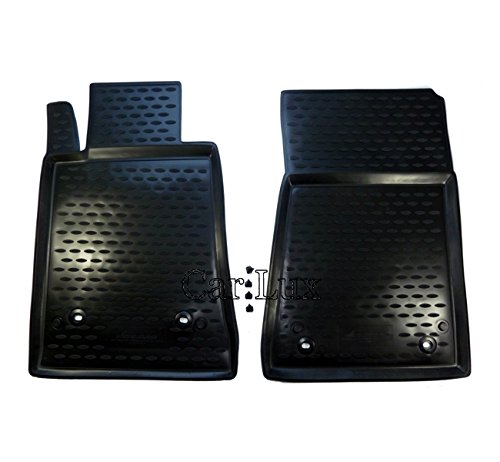Car Lux - AR03354 Tappetini in gomma su misura per SLK R171 3D tipo vaschetta