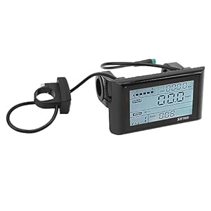 Elektrische Fiets LCD -display, 5 -pins Waterbestendig ABS Elektrische Fiets LCD -paneelscherm met Stroomknoppen Batterijindicatoren voor JN -controllers