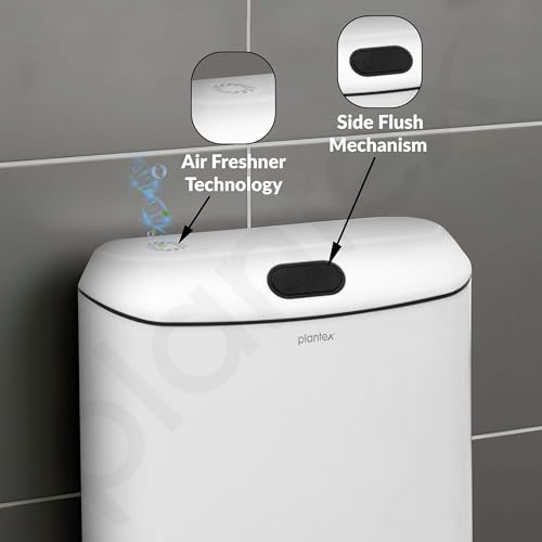 Image of Plantex Single Flushing Cistern for Bathroom /Flush Tank for Toilet with 8 Ltr Water Capacity /Polypropylene Toilet Flush Tank - Pack of 1 (White)