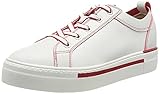 Moderno Tamaris 1-1-23781-26, Zapatillas Mujer, Color Rojo Blanco, 38 EU