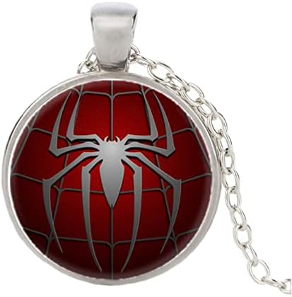 Collana Ragno Gotica Halloween | Ciondolo Vintage Nero | Per Costumi E Stile Goth Uomo Donna