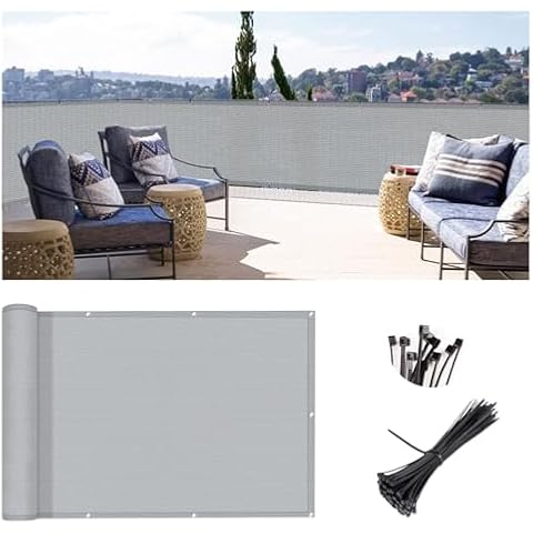 SUNLAX Balcony Privacy Screen Cover