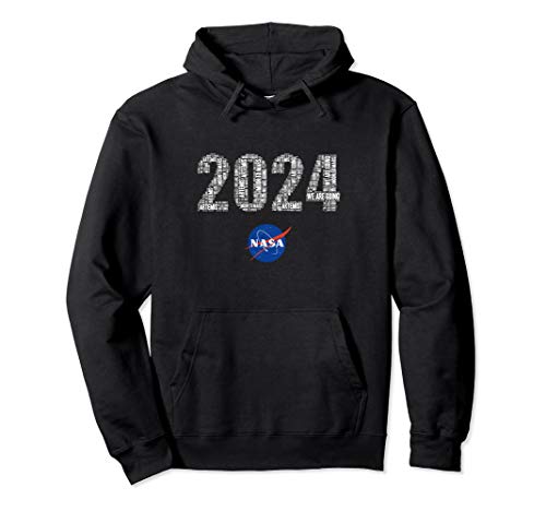 NASA Approved Officially Licensed Artemis Moon Mars Word Art Pullover...
