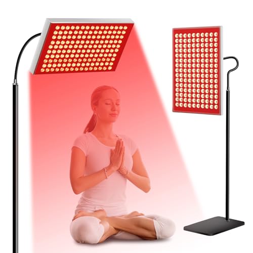 Red Light Therapy for Body & Face | 150 Dual-Wavelength LEDs (660...