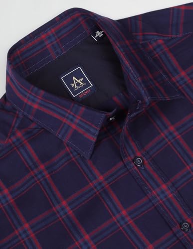 Image of Arrow Men's Checkered Slim Fit Shirt