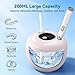 Dental Ultrasonic Retainer Cleaner Machine: 45kHz Dental Cleaning Pod for Denture, Mouth Guard, Night Guard, Aligner, Braces, Toothbrush Head & Jewelry, UV Cleaner with Digital Timer & 4 Modes, Pink