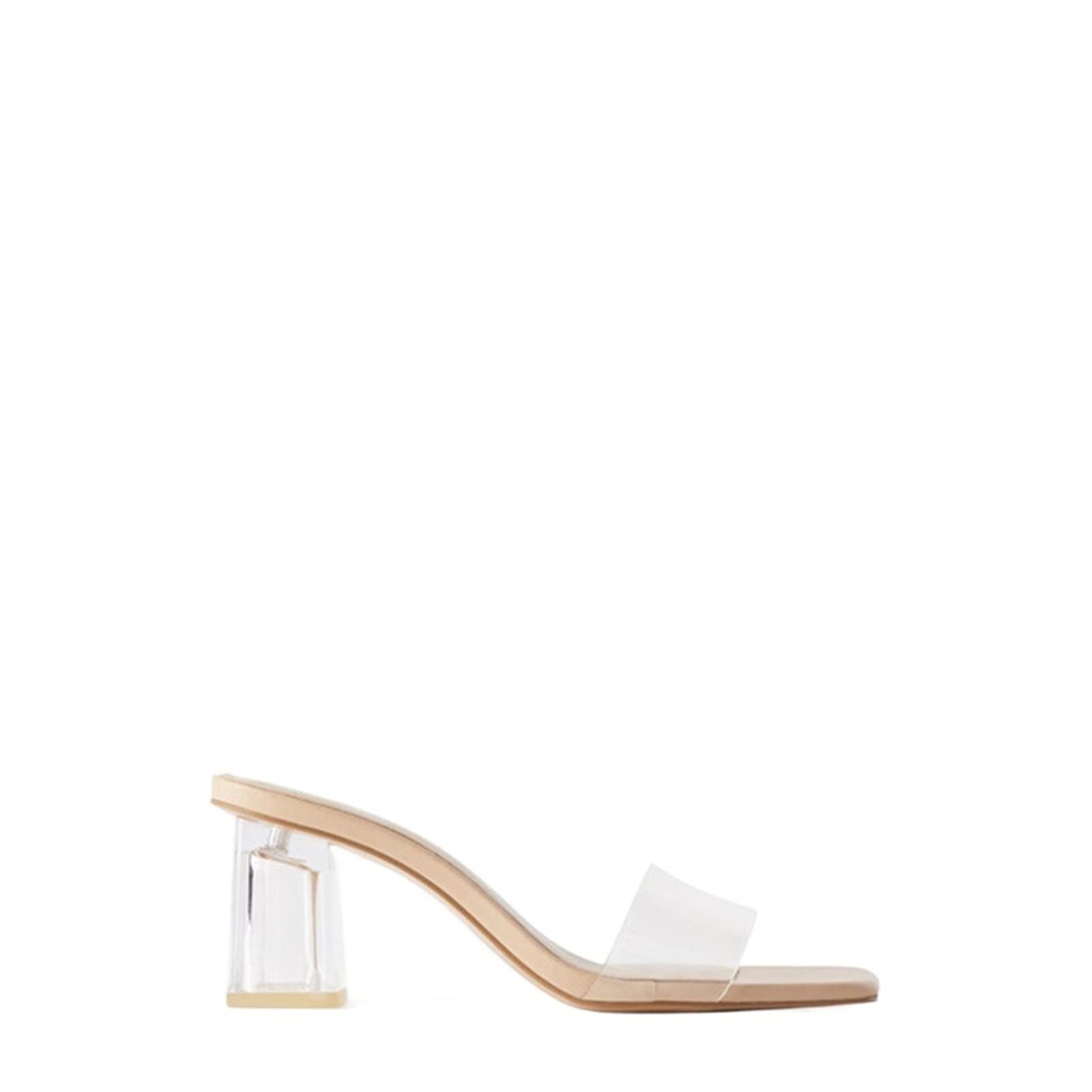 Zalhinzalhin Womens Shoes Square Spray Paint Shop Jelly Shoes