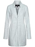 vero moda mantel grau mit kapuze  VERO MODA Damen Kurzmantel VMBrushedkatrine 10239526 Blue Fog Melange S