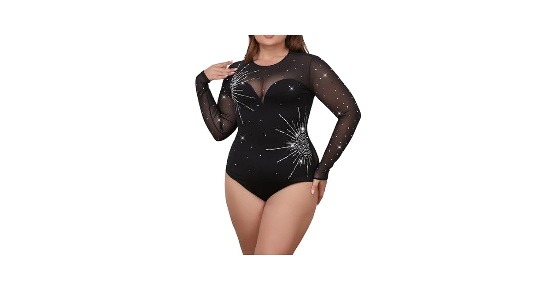 Amazon.com: Plus Size Black Bodysuit:Sexy Body Suits Women
