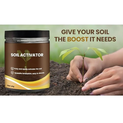 Image of Soil Activator (Each60gm) - Potting Soil - for All Indoor & Outdoor Plants -Organic Manure, Perlite & Nutrients - for Superior Growth, Seed Starting & High Moisture (1)