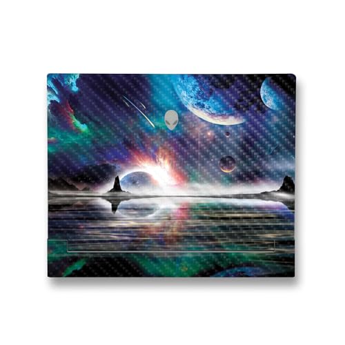 Image of MightySkins Carbon Fiber Skin Compatible With Alienware X14 R2 (2023) Full Wrap Kit - Space Horizon | Protective, Durable Textured Carbon Fiber Finish | Easy To Apply & Change Styles | Made in the USA
