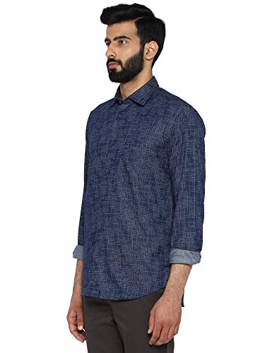 Image of COLOR PLUS Men's Print Tailored Fit Shirt