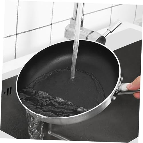 Wok antiadherente de aluminio con mango largo miniatura 2