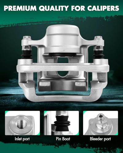 Image of SCITOO Rear Brake Calipers With Bracket 19B3203A 19B3202A Compatible For Hyundai For Entourage 2007-2010,For Kia For Sedona 2007-2012 2014