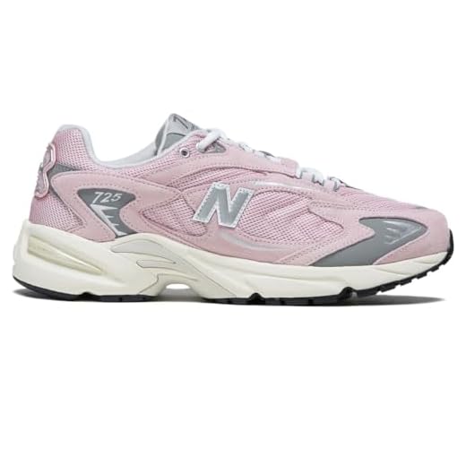 New Balance Tênis masculino 725 Mid Century Pink, rosa, 42