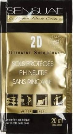 Détergent surodorant SENSUAL 2D doses 20mL - Colis de 250 dosettes (fleur de coton)
