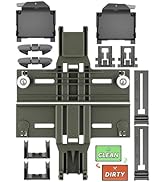 [13 Pack] UPGRADED W10350376 Dishwasher Top Rack Parts & W10320664/5 Adjuster Housing for Kenmore...
