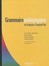 Download Grammaire pédagogique du français d'aujourd'hui PDF