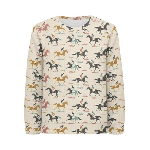 Boy Girl Sweatshirt Kids Sweater Boys Outfit Novelty Crewneck Pullover Tops Long Sleeve Basic Shirt for Kids