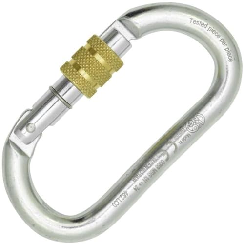 Moschettone Kong Oval Straight Gate - Alluminio, Chiusura Keylock, 22 KN, Per Arrampicata E Lavori In Quota - Foto 5