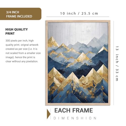 Image of kotart Aesthetic Wall Decor Paintings with Frame for Home Decoration - Painting for Living Room Bedroom Office - Framed Painting for Wall Decoration - Pack of 4 (Art 3, Big (13x17 or 13x13 inch))