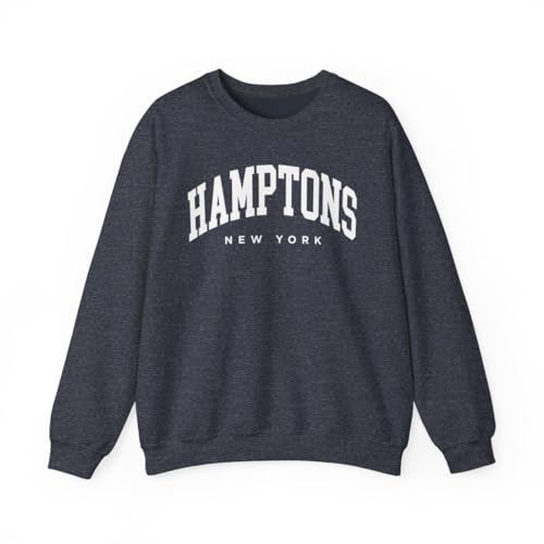 Hamptons New York Adult Unisex Crewneck Sweatshirt