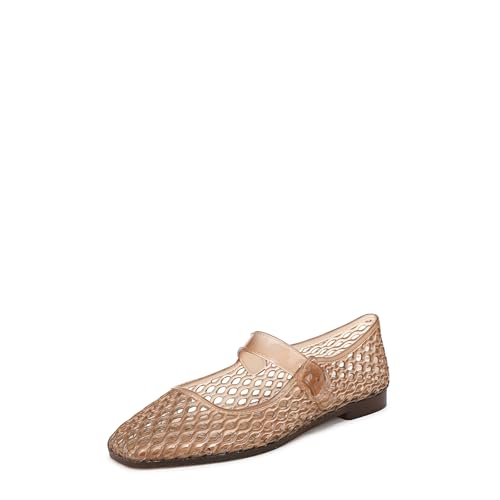 Sam Edelman Womens Michaela JellyMary Jane Flat Transparent Brown 7 Medium