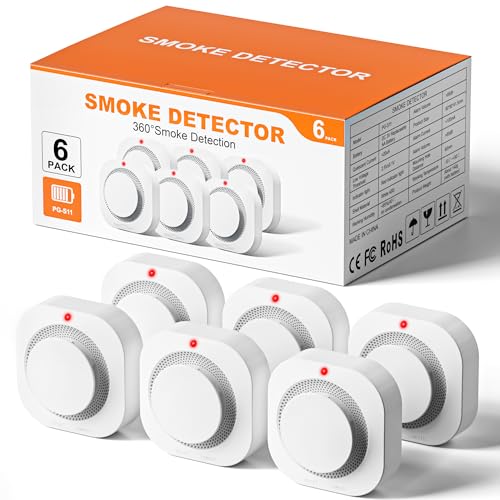 Hilmon Smoke Alarm Fire Detector,Battery...