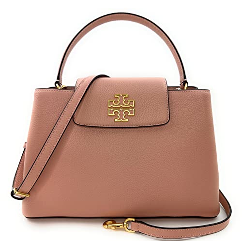 Tory Burch Britten Small Satchel (Light Meadowsweet)