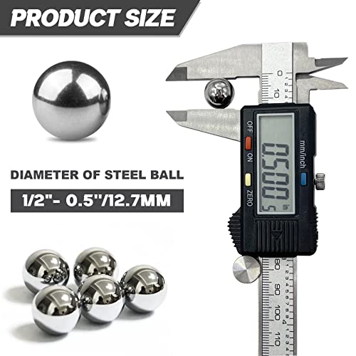 Image of 25 Pieces 1 /2 inch(0.5'') Steel Bearing Balls Precision Bearing Steel Ball Assortment Kit(13mm)