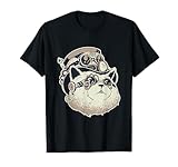 Steampunk retro cat - vintage style graphic T-Shirt