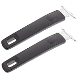 iplusmile 2 Piezas Mango para Wok y Cazo Resistente al Calor Antideslizante Desmontable de Ergonómico y Duradero para Cocina Profesional