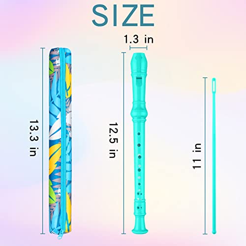 Descant Soprano Recorder Music Recorder Instrument for Kids Flute Kids Recorder with Cleaning Rod + Case Bag…