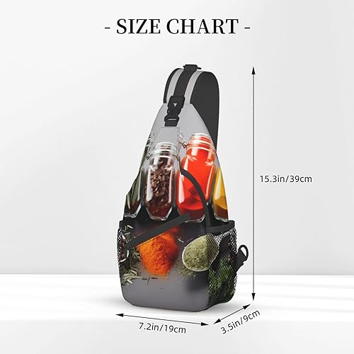 Sac de poitrine Noir Taille unique pour voyage décontracté - 3