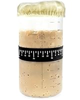 besøk Sauerteig Starter Set - 1000ml Gärglas mit Spatel u. Thermometer - Brot Backen Zubehör, Sauerteig Glas, Fermentieren, Sourdough Starter Kit, Anstellgut Glas Behälter, Fermentierglas