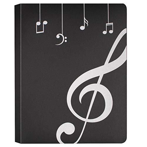 Sheet Music Folder Sheet holder for Sheet Music File Paper Storage Organizer,US Letter Size 40 Pockets