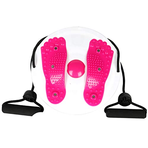 Ahagut Medicals Entrenador de Cadera Twist Waist Disc Board Equipo de Gimnasia Masaje Cintura Twister Plate (Rojo)